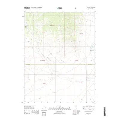 2018 Map of Big Springs, 2018 Print