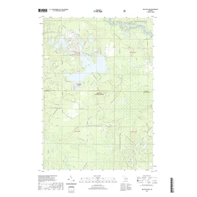 2019 Map of Big Star Lake, 2019 Print