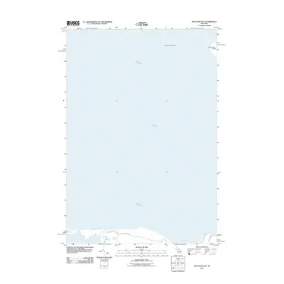 2011 Map of Big Stone Bay, 2011 Print