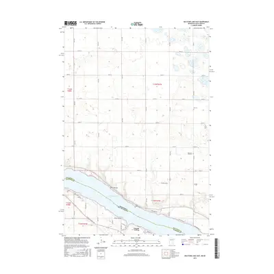 2016 Map of Big Stone Lake East, 2016 Print