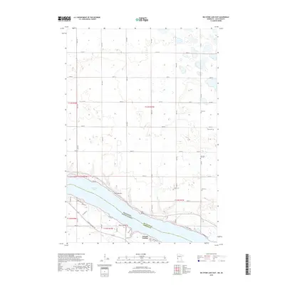 2019 Map of Big Stone Lake East, 2019 Print