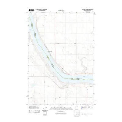2013 Map of Big Stone Lake West, 2013 Print