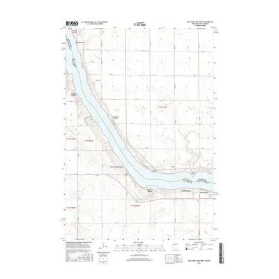 2016 Map of Big Stone Lake West, 2016 Print