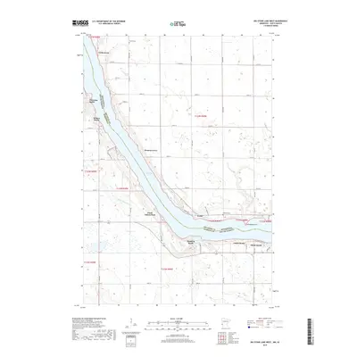 2019 Map of Big Stone Lake West, 2019 Print