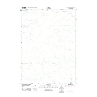 2012 Map of Big Sulfur Draw, 2012 Print