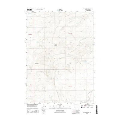 2015 Map of Big Sulfur Draw, 2015 Print