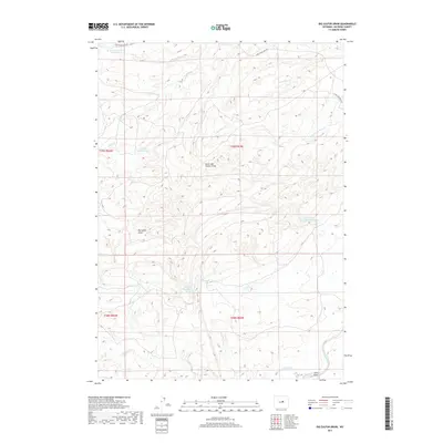2017 Map of Big Sulfur Draw, 2017 Print