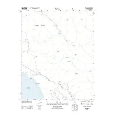 2012 Map of Big Sur, 2012 Print
