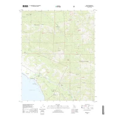 2018 Map of Big Sur, 2018 Print