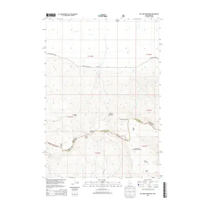 2013 Map of Big Table Mountain, 2013 Print