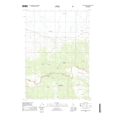 2020 Map of Big Table Mountain, 2020 Print