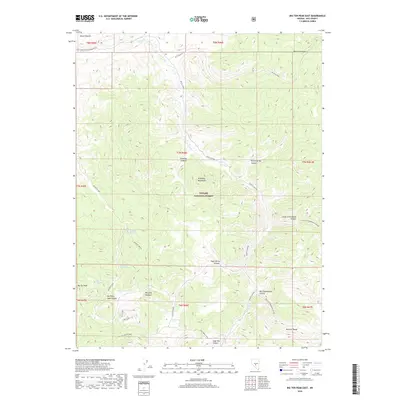 2018 Map of Big Ten Peak East, 2018 Print