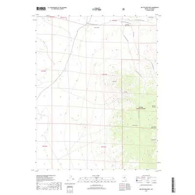 2018 Map of Big Ten Peak West, 2018 Print
