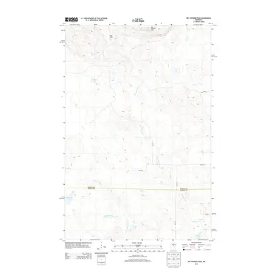 2013 Map of Big Thunder Peak, 2013 Print