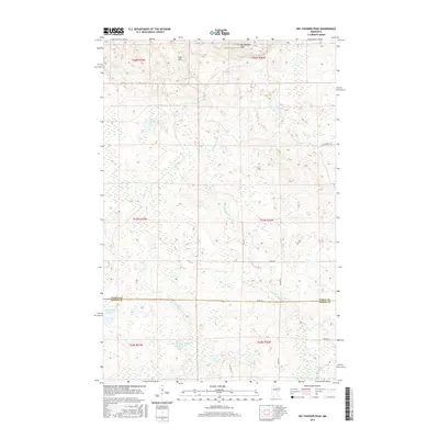 2016 Map of Big Thunder Peak, 2016 Print