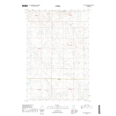 2019 Map of Big Thunder Peak, 2019 Print