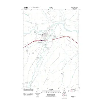 2011 Map of Big Timber, 2011 Print