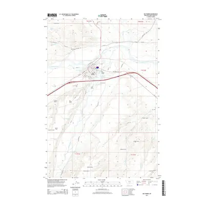 2014 Map of Big Timber, 2014 Print