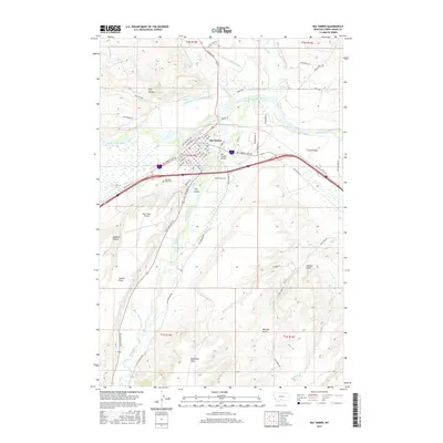 2017 Map of Big Timber, 2017 Print