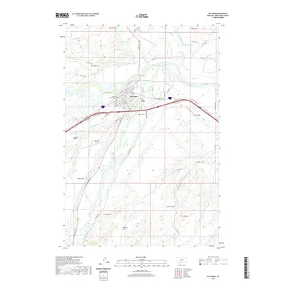 2020 Map of Big Timber, 2020 Print