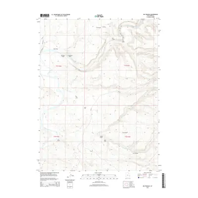 2014 Map of Big Triangle, 2014 Print