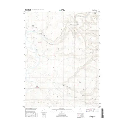 2017 Map of Big Triangle, 2017 Print
