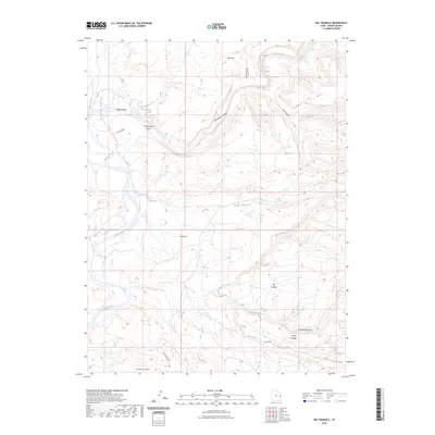 2023 Map of Big Triangle, 2023 Print