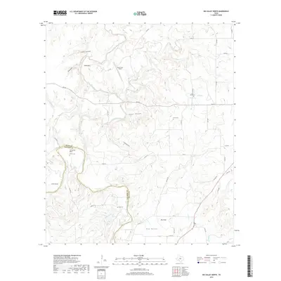 2019 Map of Big Valley North, 2019 Print