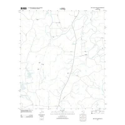 2013 Map of Big Valley South, 2013 Print