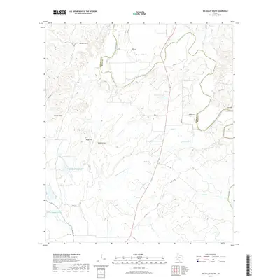2019 Map of Big Valley South, 2019 Print
