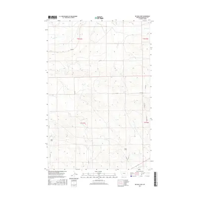 2017 Map of Big Wall East, 2017 Print