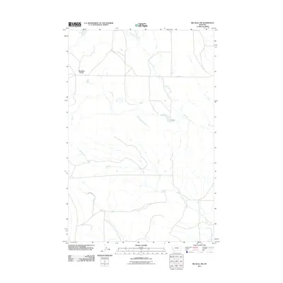 2011 Map of Big Wall NW, 2011 Print