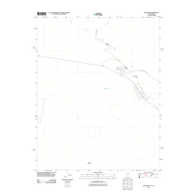 2011 Map of Big Water, 2011 Print