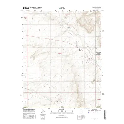2017 Map of Big Water, 2017 Print