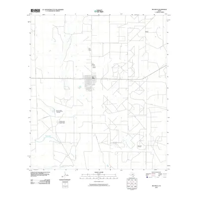 2010 Map of Big Wells, 2010 Print