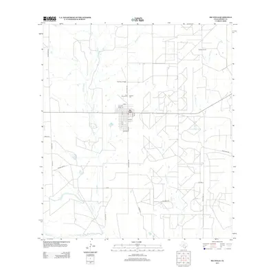 2013 Map of Big Wells, 2013 Print
