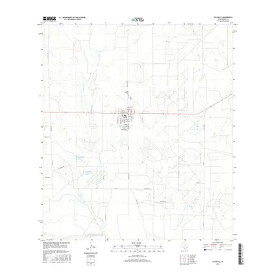 2016 Map of Big Wells, 2016 Print