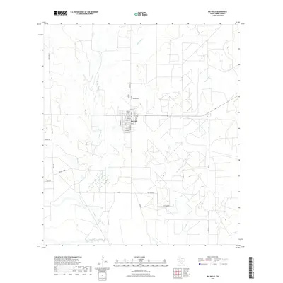 2019 Map of Big Wells, 2019 Print