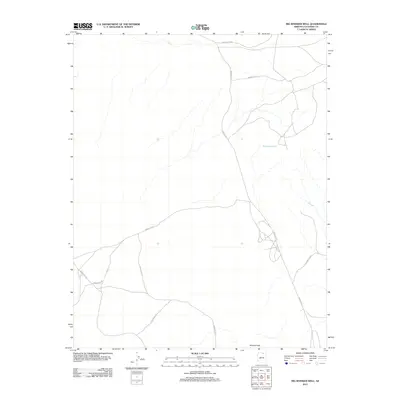 2011 Map of Big Whisker Well, 2011 Print