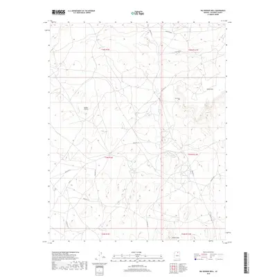 2018 Map of Big Whisker Well, 2018 Print