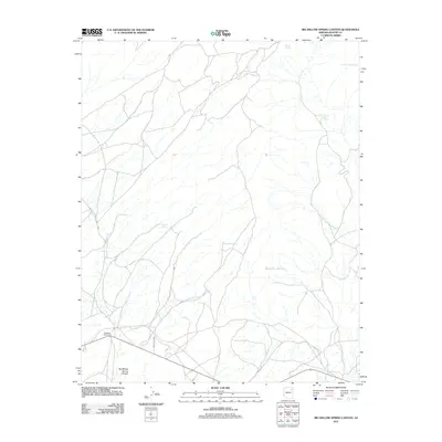 2011 Map of Big Willow Spring Canyon, 2011 Print