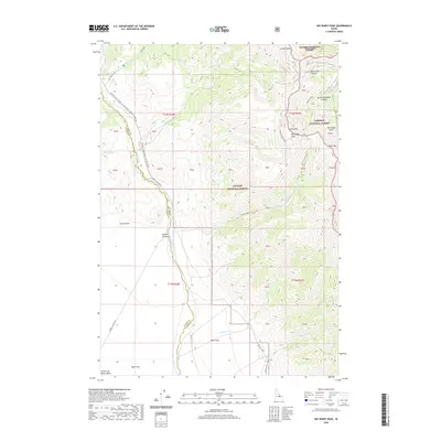 2020 Map of Big Windy Peak, 2020 Print