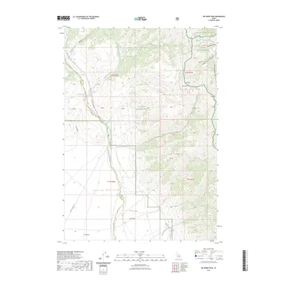 2023 Map of Big Windy Peak, 2023 Print