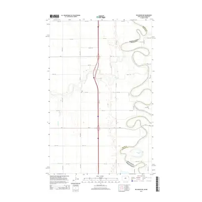 2014 Map of Big Woods NW, 2014 Print