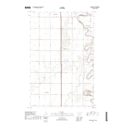 2017 Map of Big Woods SW, 2017 Print