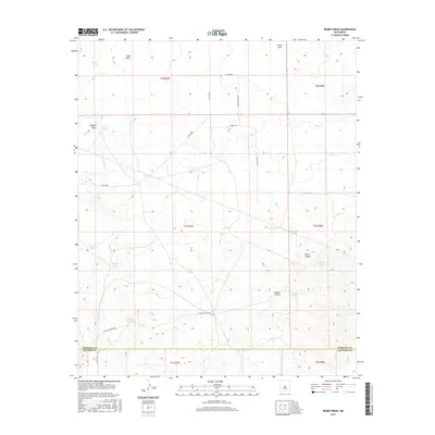 2017 Map of Bigbee Draw, 2017 Print