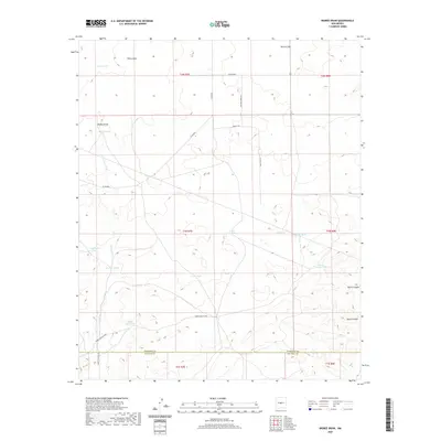2020 Map of Bigbee Draw, 2020 Print