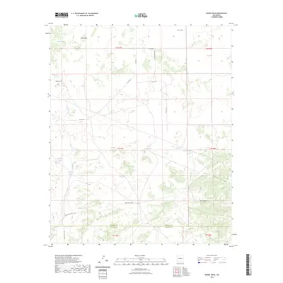 2023 Map of Bigbee Draw, 2023 Print