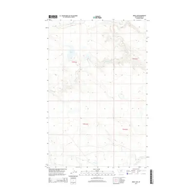 2014 Map of Bigby Lake, 2014 Print