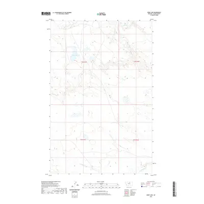 2020 Map of Bigby Lake, 2020 Print
